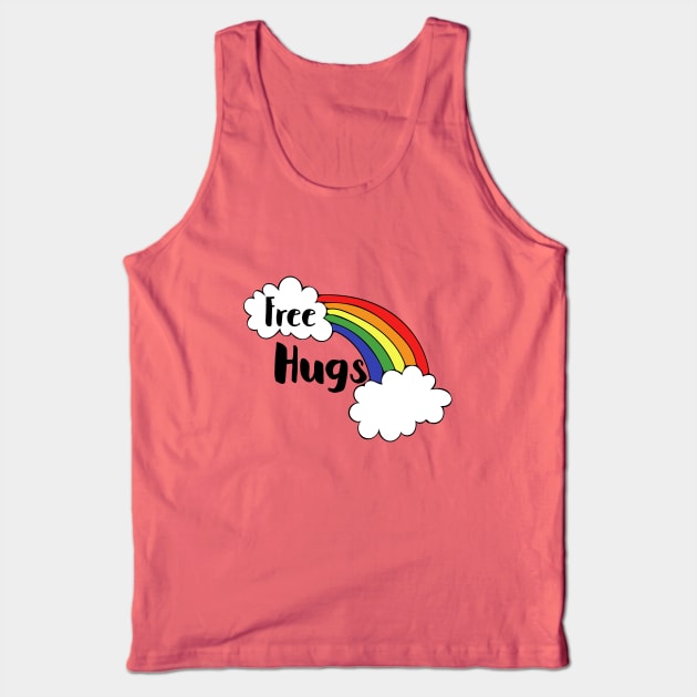 Free Hugs Rainbow Tank Top by bubbsnugg